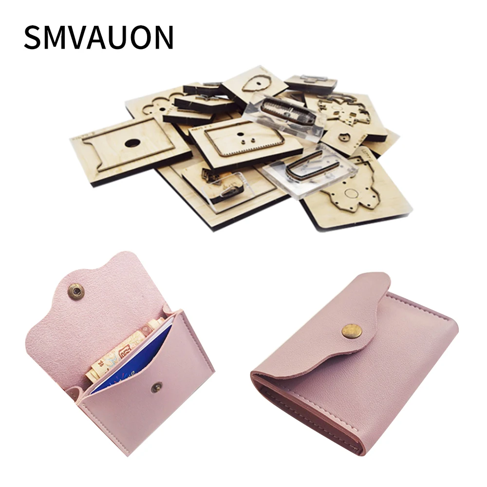 Новинка 2021 г. красипосылка Деревянный чехол для карт с высечкой кошелек форма