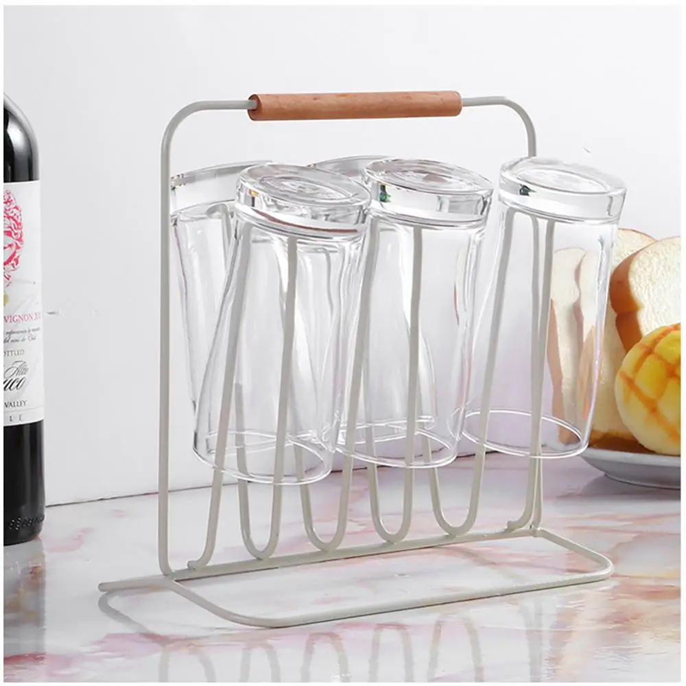 5/6 Подвесная подставка для чашек чашка воды сливная стойка кружка железный