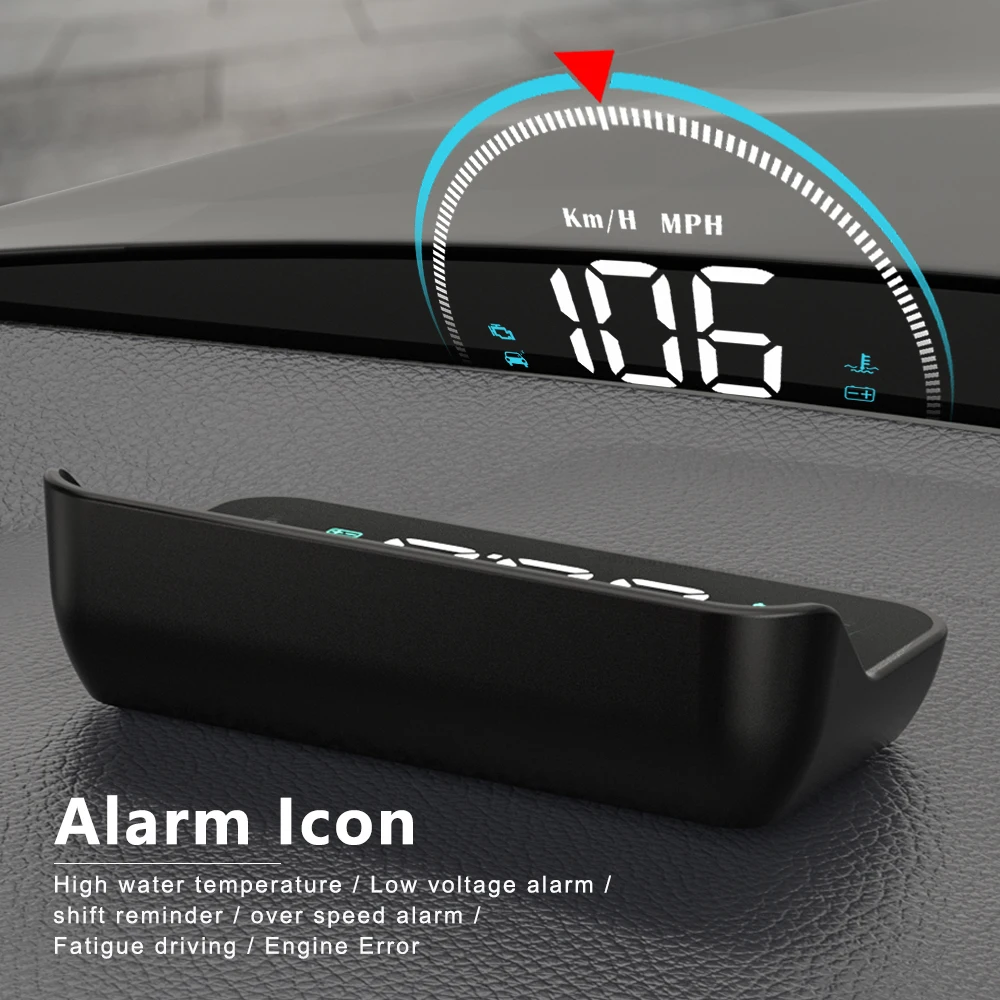 Автомобильный проектор на лобовое стекло OBD2 II Euobd Предупреждение предупреждения