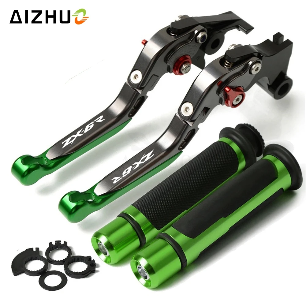 Алюминиевые Мотоциклетные аксессуары CNC рычаг тормоза сцепления и ручки для kawasaki