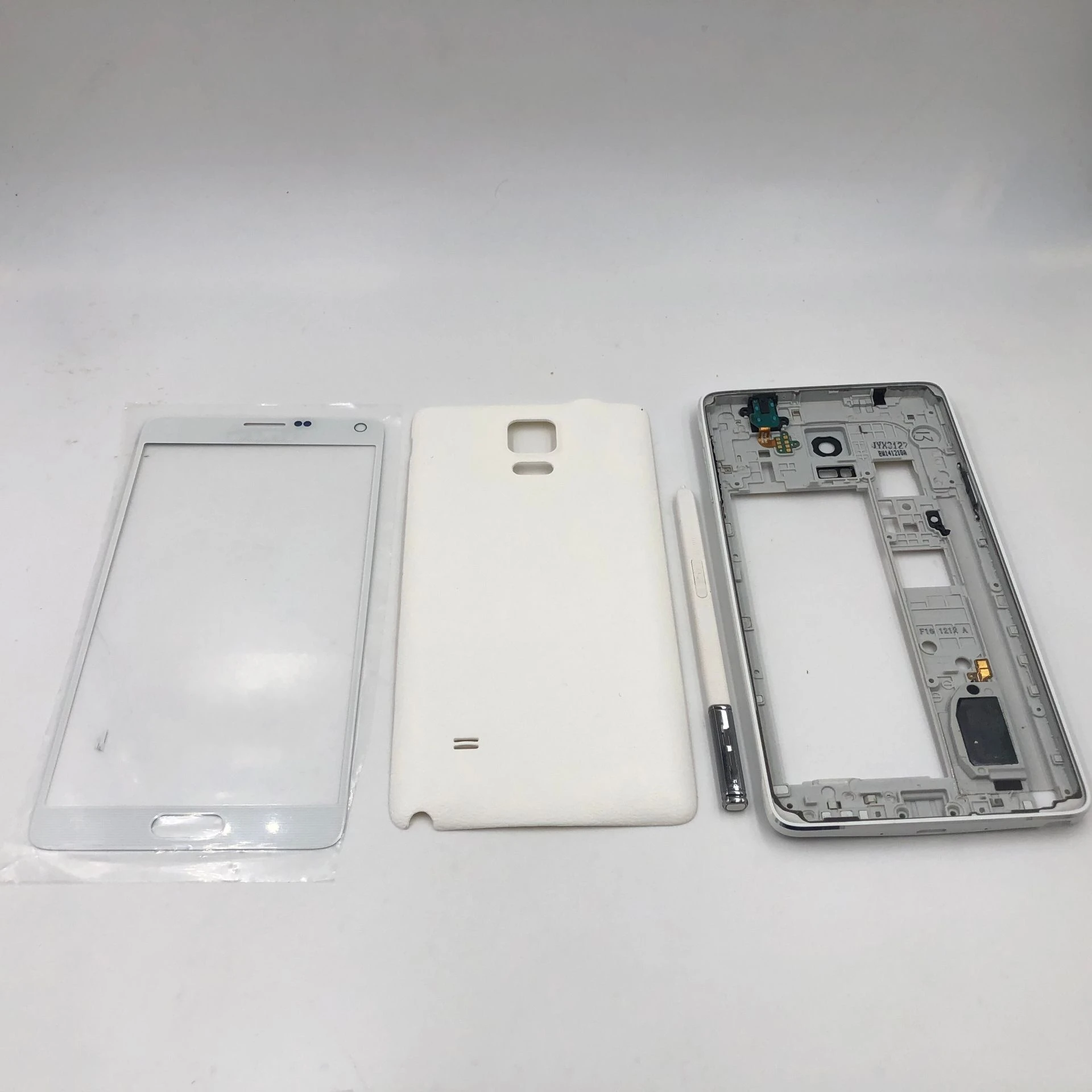 

Note4 Full Housing For Samsung Galaxy Note 4 N910F N910A N910P N910C Middle Frame Plate Bezel + Back Door Battery Cover