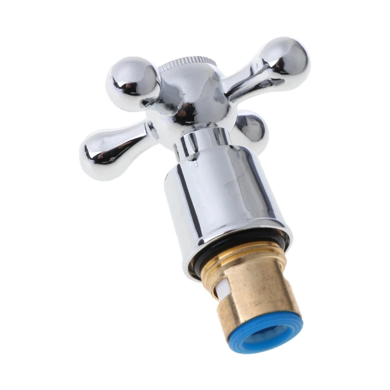 

1Set Copper Cross Handle Bath Sink Faucet Handle for Kitchen Bathroom Sink Water Faucet Mixer Accessories Kit