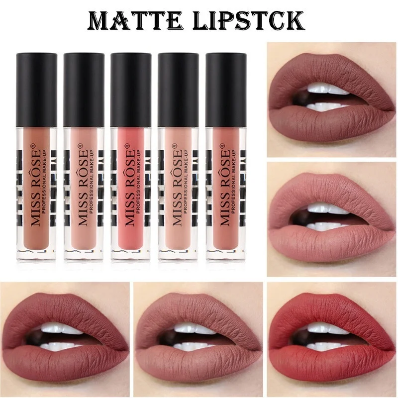 1 шт. сексуальный матовый блеск для губ глазурованная Профессиональная помада