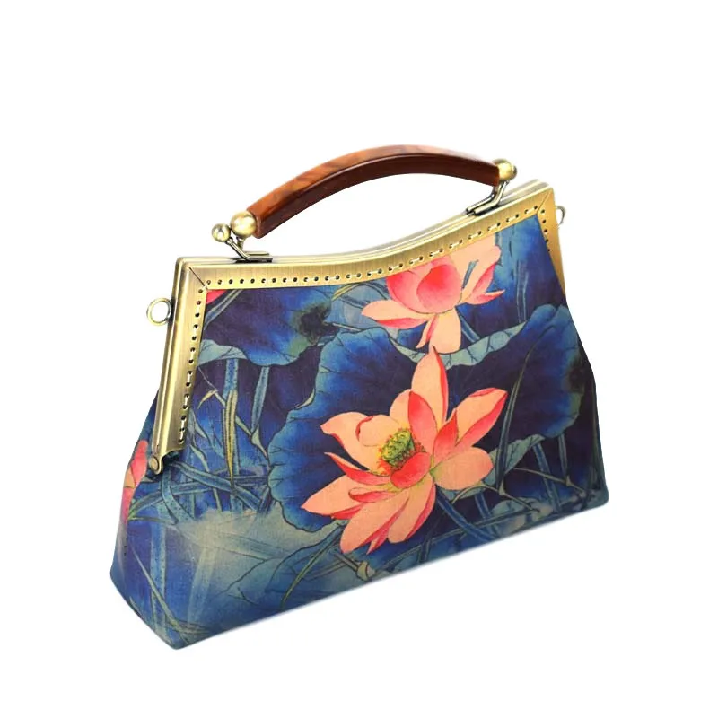 

Винтажная дамская сумочка ручной работы, новинка 2020, роскошная дамская сумка на одно плечо с ландшафтной пряжкой