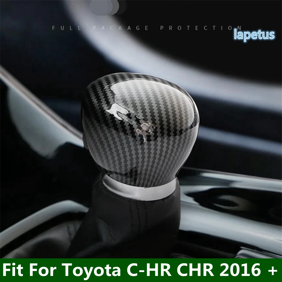 

Lapetus Speed Gear Shift Knob Head Holster Decoration Cover Trim For Toyota C-HR CHR 2016 - 2021 Plastic Modification Accessory