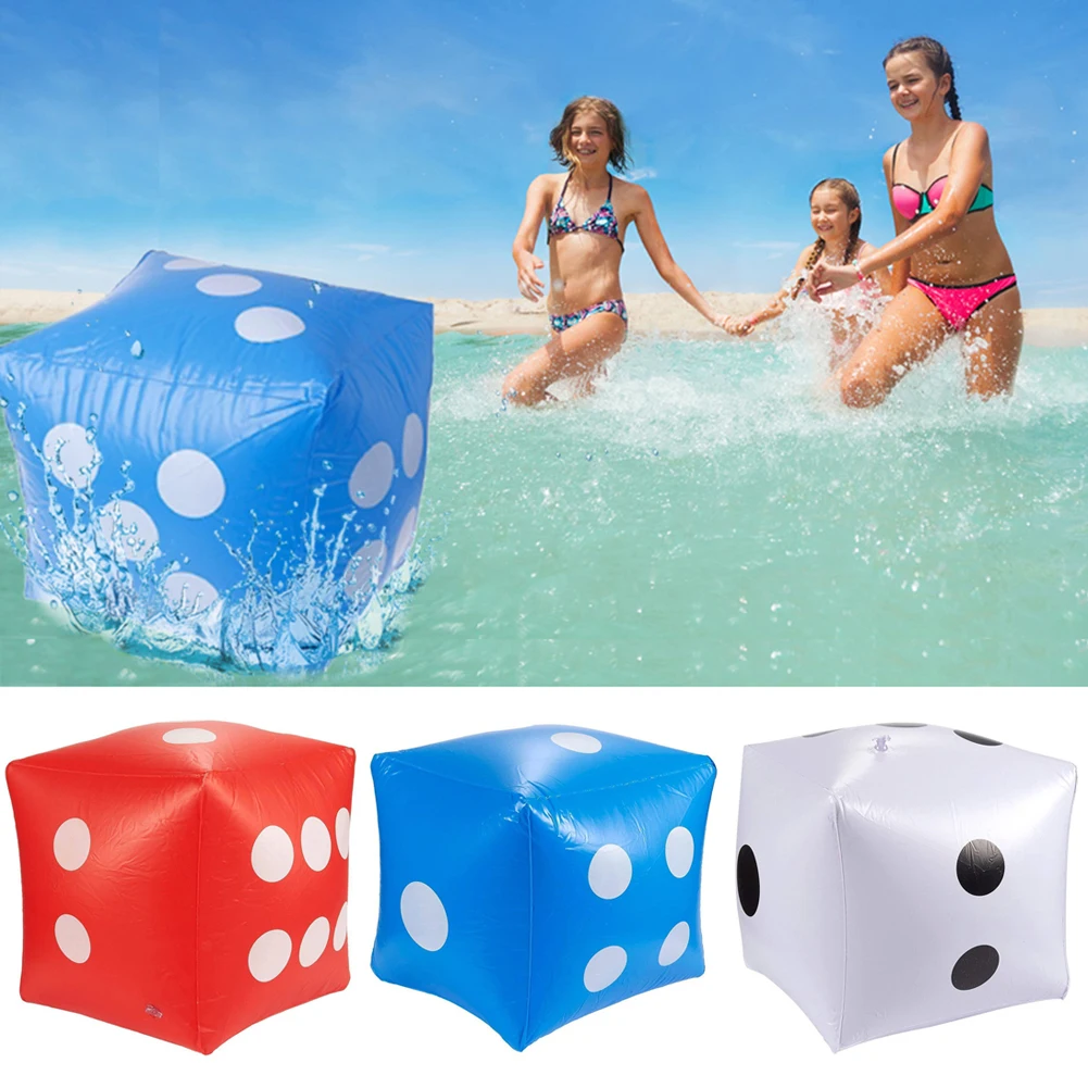 Забавные надувные кубики игральных костей для бассейна сувениры вечерние