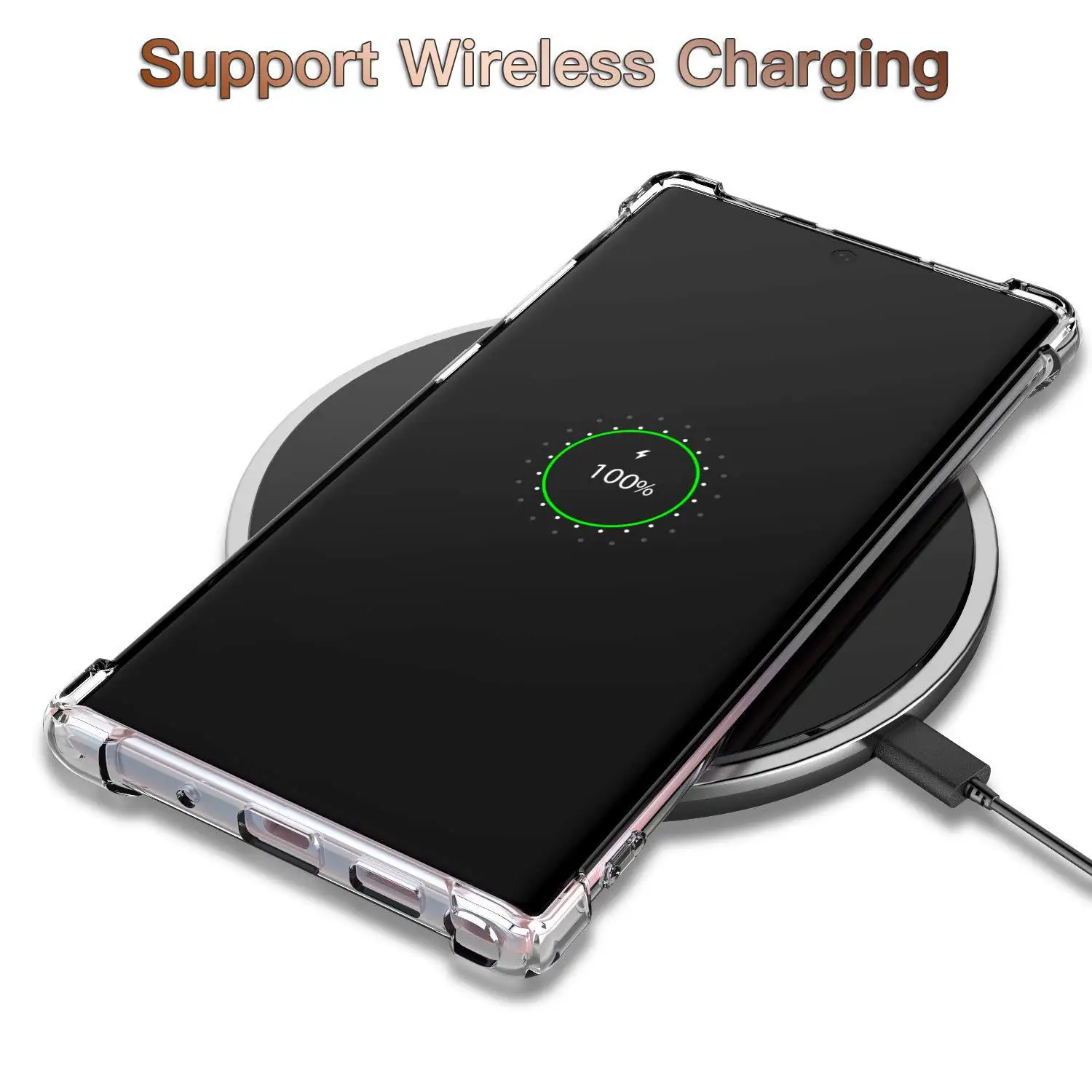 Для samsung S9 чехол с кристаллом для телефона Прозрачный Ультра мягкий ТПУ Note10 Plus