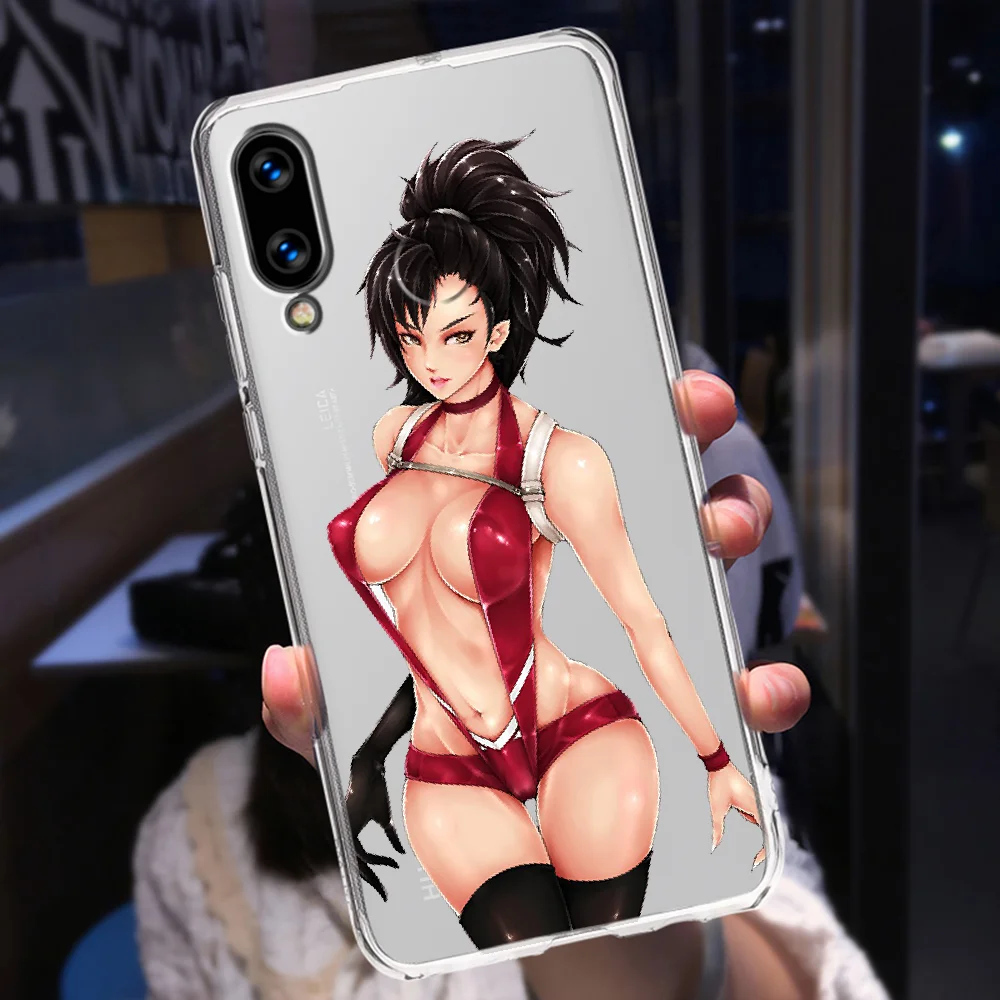 Sexy ass Hot anime girl Phone Case Transparent For Huawei Honor 6 7 8 9 10 10i 20 A C X Lite Pro Play transparent luxury | Мобильные