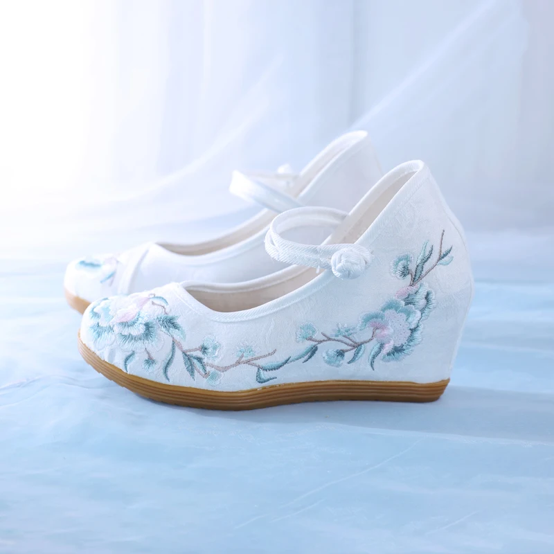 Женские подъемные универсальные туфли в национальном стиле старого Пекина на