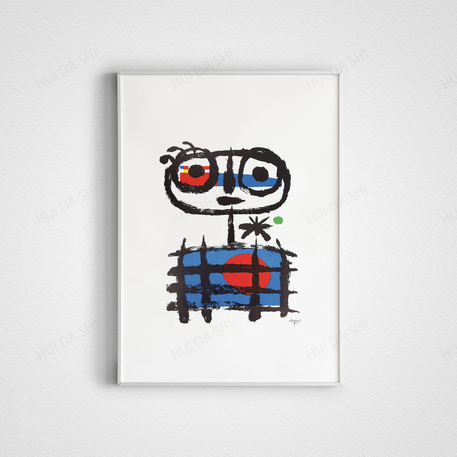 Выставочный плакат 1982 г. плакаты премиум-класса картина Миро литограф