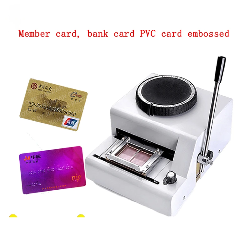 

Manual PVC card embossing coding machine VIP magnetic card engraving machine time saving coding machine