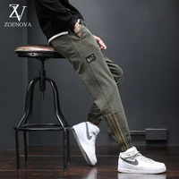 zoenova man korean style harem jogger pants men cotton black male pants sweatpants trousers men casual trousers mens joggers