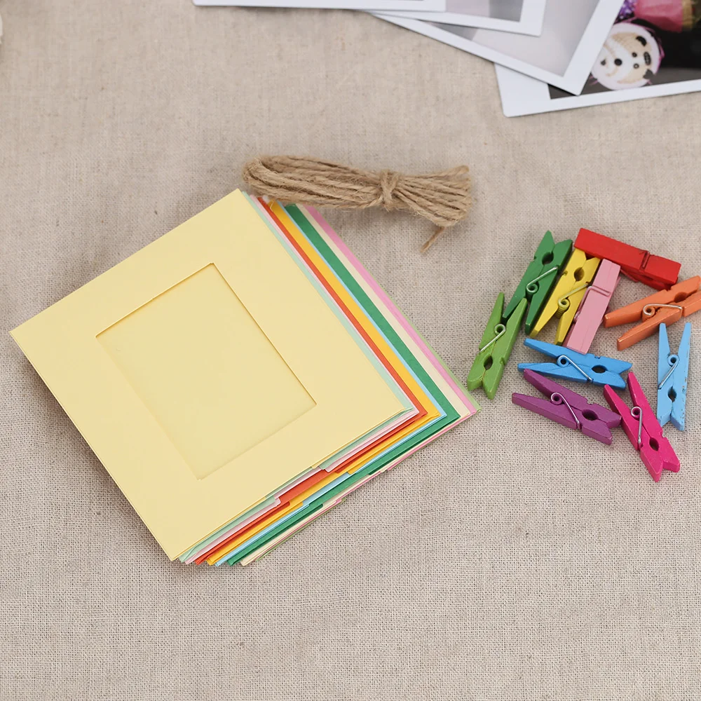 3 &quotфоторамка настенные рамки зажим строка веревка в 1 для ЖК дисплея с