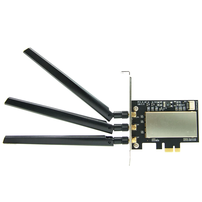 Адаптер конвертер PCI-E + антенна для карты Wi-Fi Apple Broadcom Bcm94360CSAX Bcm943602CS Bcm94331CSAX WLAN |