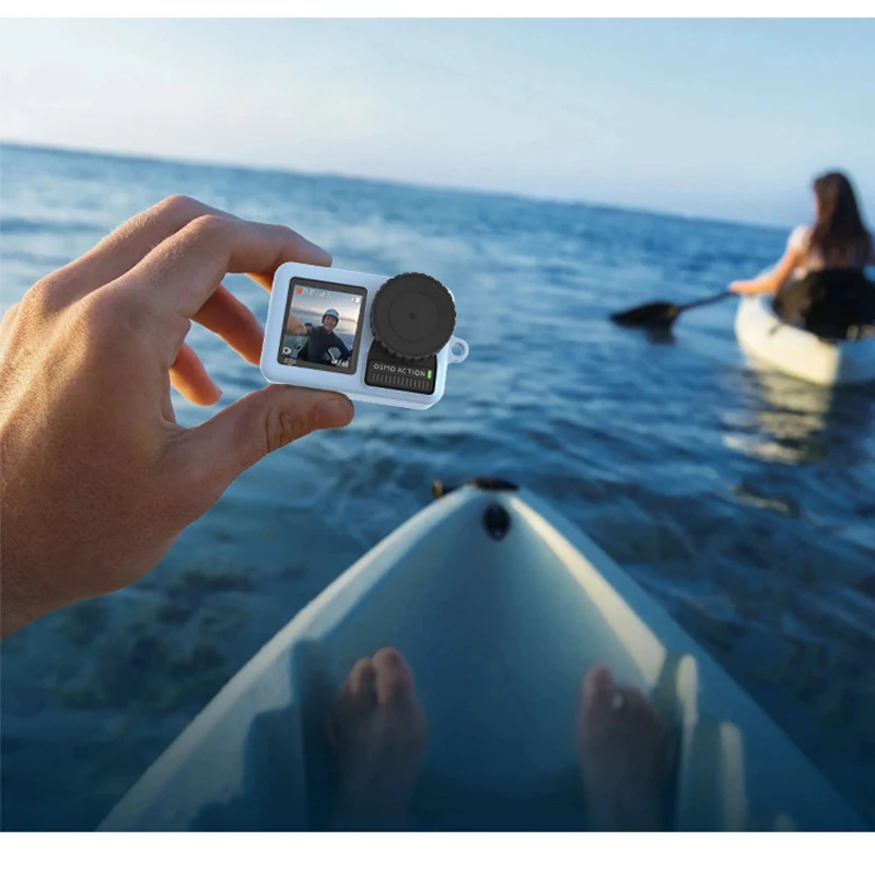 Мягкий силиконовый защитный чехол + Защитная крышка для объектива DJI Osmo