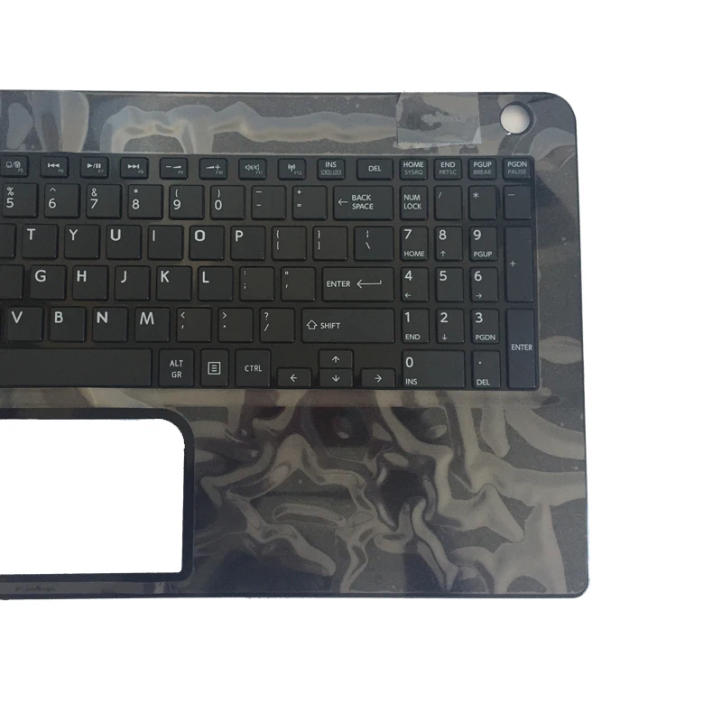 Новая клавиатура для ноутбука США Toshiba Satellite L50 B L50D L50DT L50T US с C shell EABLI00410 Черная|laptop