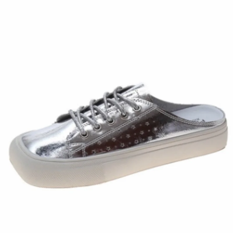 

2021 New Summer Women's Slippers Fashion Deluxe Square Toe Slippers Women's Flat Slippers Women Slippers Hot