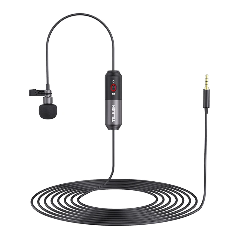 

Телескопический портативный микрофон 5,5 м, с зажимом, разъем 3,5 мм, конденсаторный микрофон для зеркальных камер Canon, Iphone, IOS