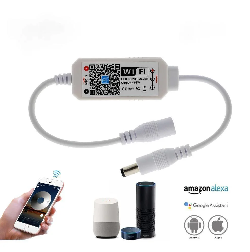 Magic Home светодиодный контроллер Wi Fi RGB/RGBW/RGBWW 5 В 12 24 постоянного тока для полосы 5050