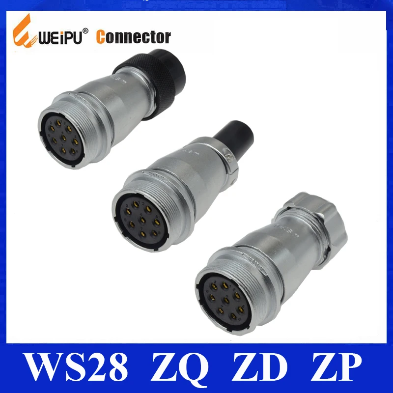 Металлический пластиковый соединитель для кабеля ZQ ZD ZP 2 3 4 7 8 9 10 12 16 17 20 24 26 Pin|4 pin