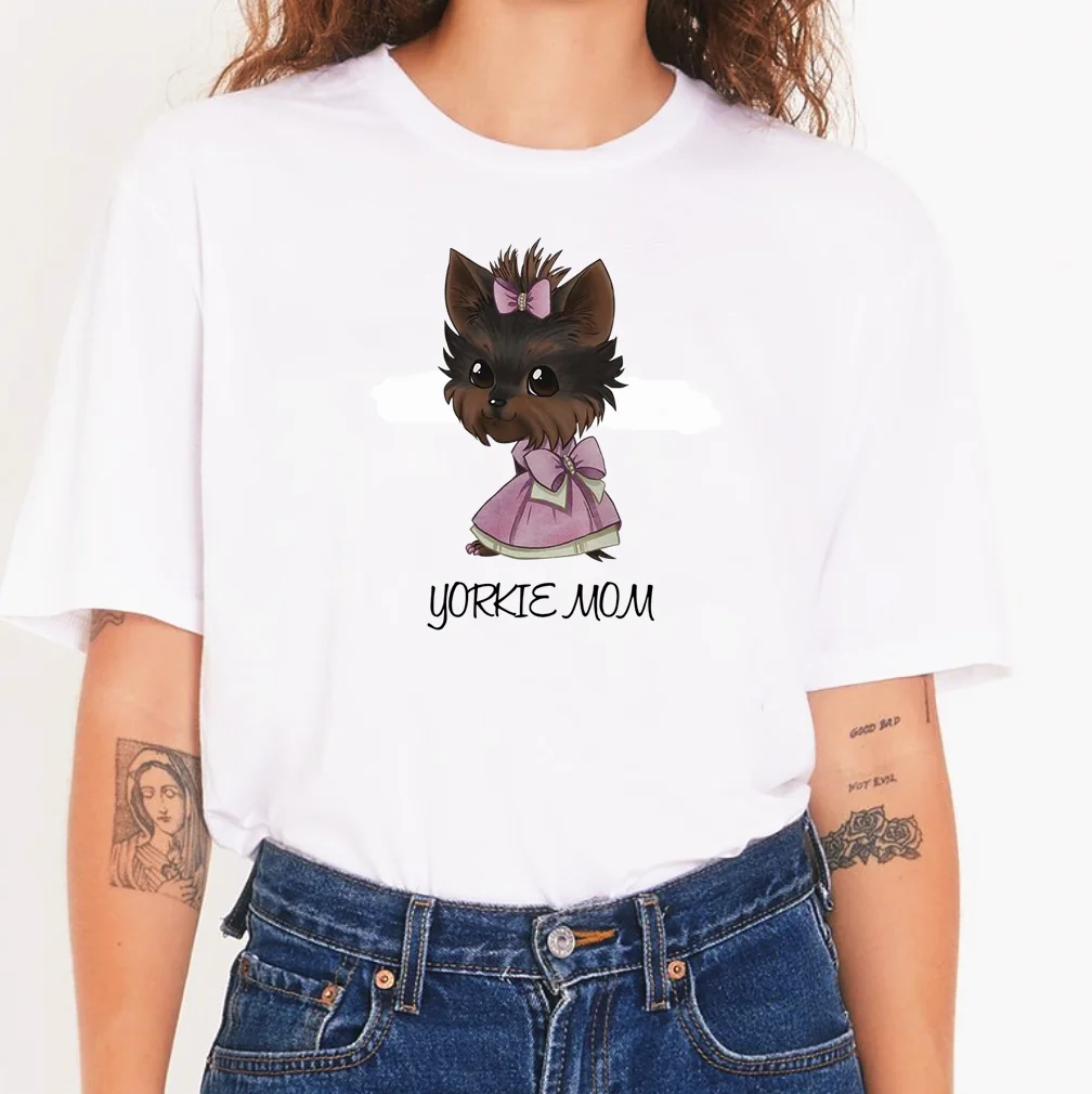 Футболки для мамы и дочки индивидуальные товары женские Графические футболки |