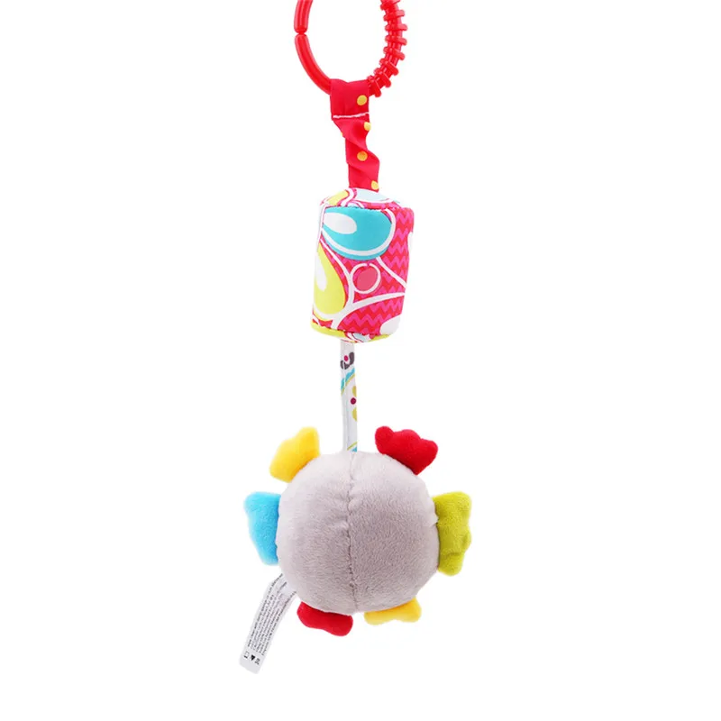 

Cartoon Infant Baby Toys Bell Mobile Baby Plush Toy baby bed holder Wind Chimes Rattles Bell Toy Baby Crib Bed Hanging Bells