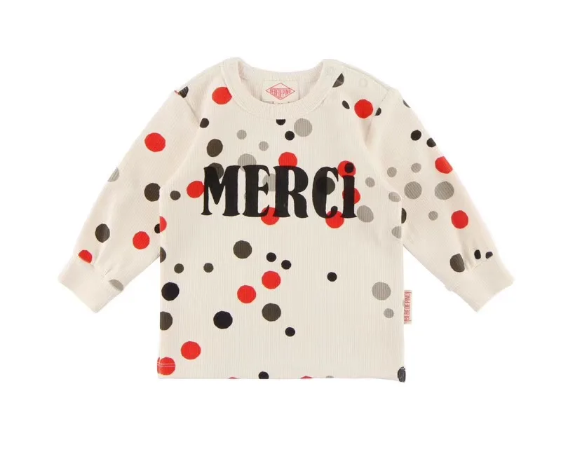 Tshirt Коллекция года, Bebe de Pi*, осенняя одежда в Корейском стиле для маленьких мальчиков и девочек футболка с длинными рукавами для малышей милые топы с надписями, детские футболки - Цвет: Tshirt