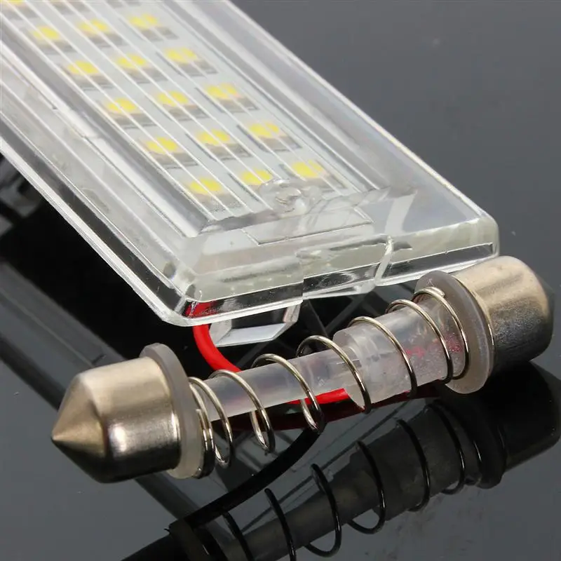 2 Pcs Car LED Number 18 LED Lamp For BMW X5 E53 X3 E83 2003-2010 Plate Lights Auto Replacement Accessories