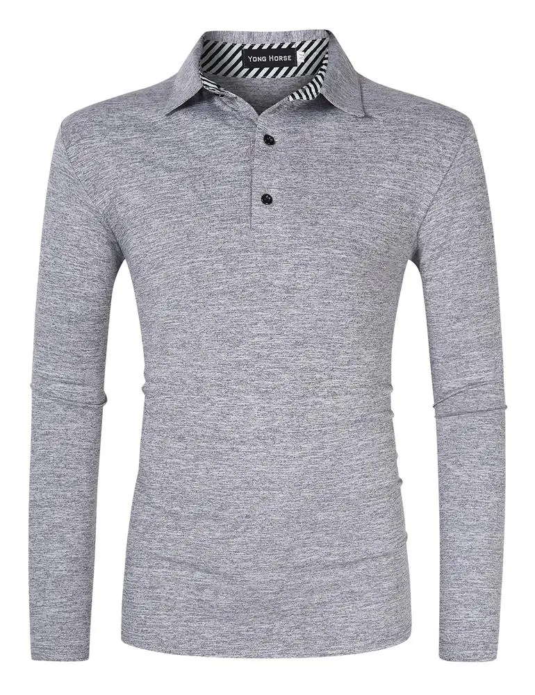 

Yong Horse Men's Casual Shirt Athletic Long Sleeve Shirts