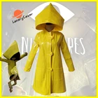 Игра Little Nightmares 2 Шесть Косплей Плащ желтый костюм с капюшоном куртка из искусственной кожи Водонепроницаемый пальто Хэллоуин наряд для вечеринки