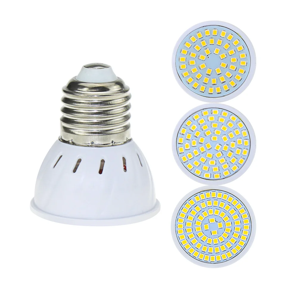 E27 GU10 MR16 светодиодный светильник лампы SMD 2835 AC220V Точечный 48 Светодиодный s 60 80