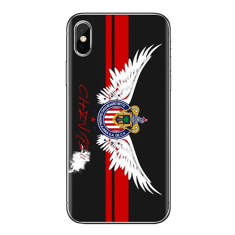 Silicone Shell Covers For Sony Xperia Z Z1 Z2 Z3 Z5 compact M2 M4 M5 C4 E3 T3 XA Huawei Mate 7 8 Y3II Chivas de Guadalajara Logo |
