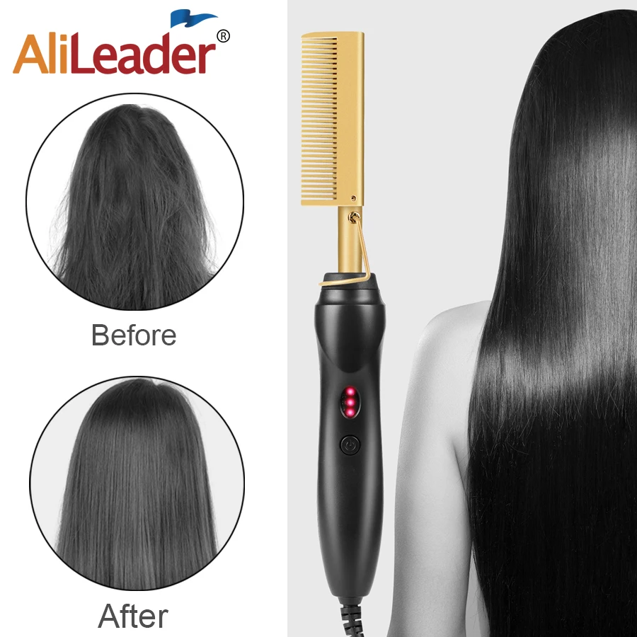 Alileader дешевый горячий гребень выпрямитель для завивки волос Плойка