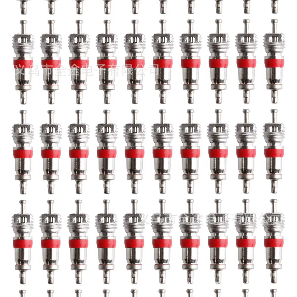 

100PCS Bicycle Car Truck Alloy Tire Tyre Valve Stem Core Part Replacement Tyre Zinc Alloy Valve Stem Core Part Car Accessories