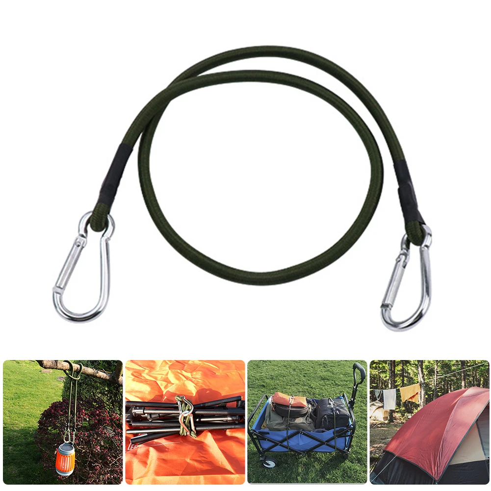 

Elastic rubber suitcase rope hook bicycle rope fixed tie-up roof rack with fixed belt hook outdoor travel camping clothesline