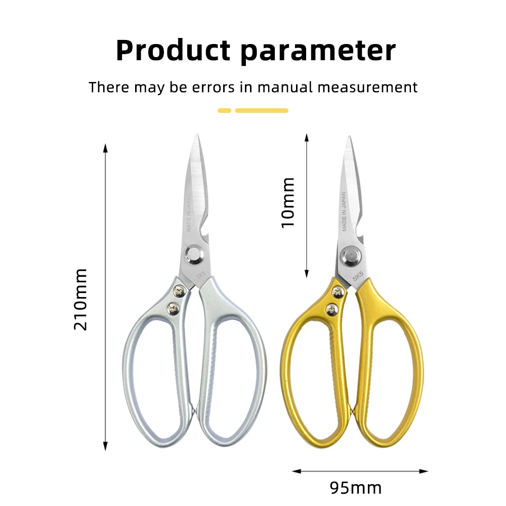 

Kitchen Shears Stainless Steel Multifunctional Strong Chicken Bone Kitchen Scissors With Non-Slip Handle for Household Daily Use