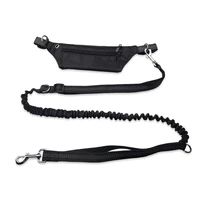 hands free dog leash walk nylon lead rope running strap for small medium dog cat pet reflective adjustable strip waist belt bags
