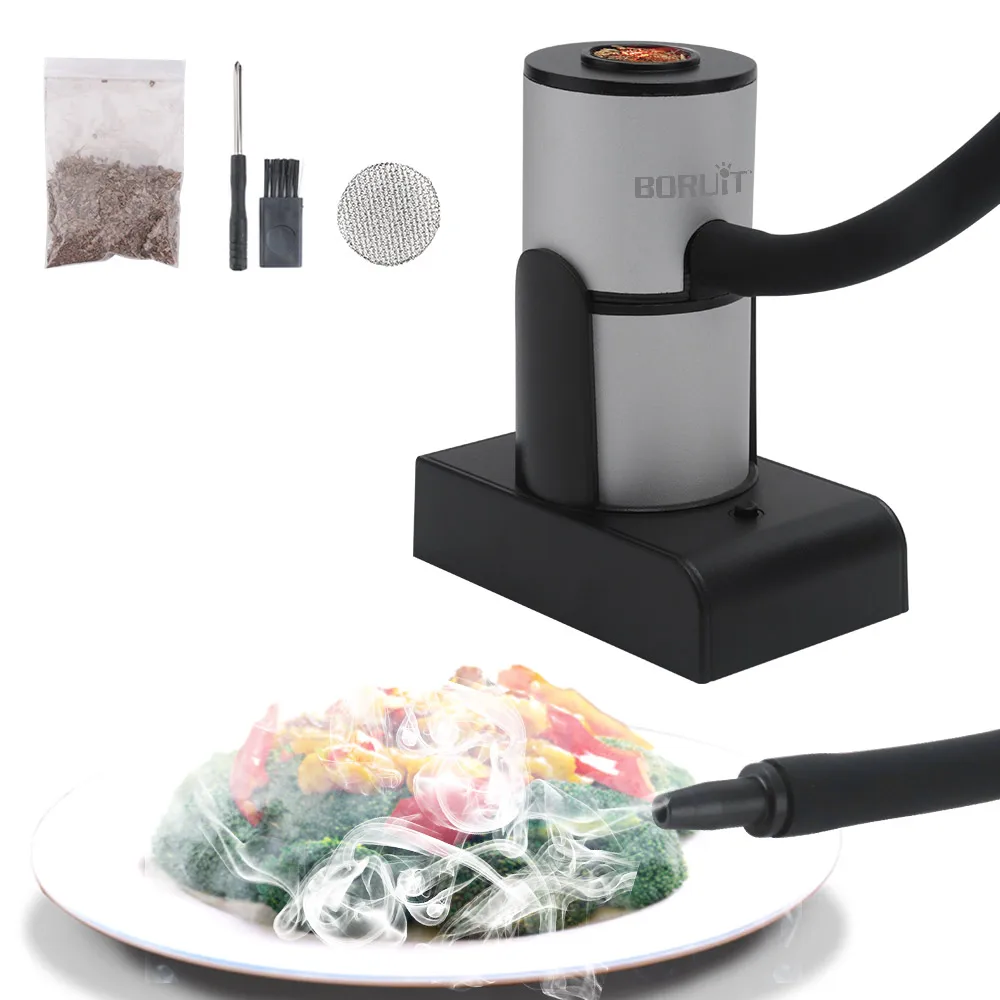 BORUiT портативный молекулярная кухня дым Infuser еда холодный генератор курительная