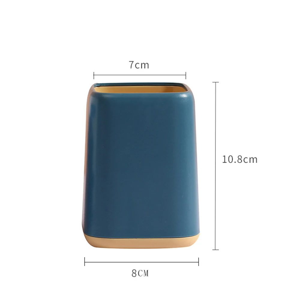 

Desktop Dichromatic Pencil Holder Pen Makeup Brush Pot Storage Box Multifunctional Container Office Stationery Organizer