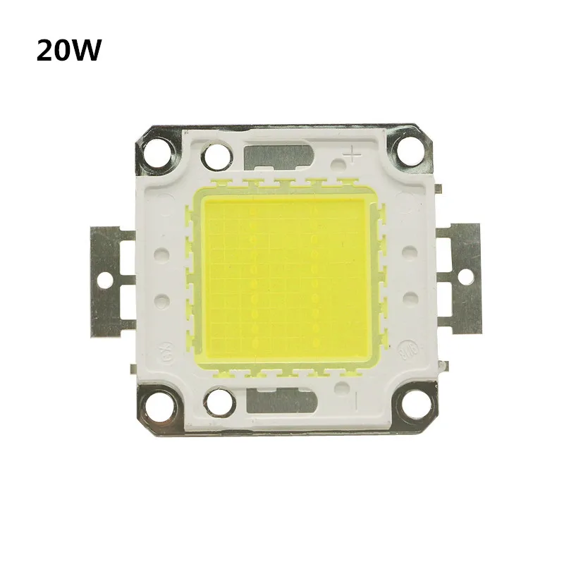 DC 12V 24-38V белый 6000-6500k Встроенный светодиодный фонарь 10W 20W 30W 50W 100W COB светодиодный светильник чип лампочки для прожектора
