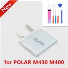 Новый 190mAh 3,8 V аккумулятор Core для POLAR M430 M400 GPS спортивные часы Новый Li-Polymer перезаряжаемый аккумулятор замена