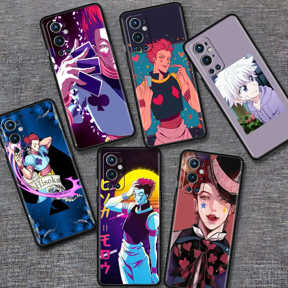 

HXH Hisoka Anime Case for Oneplus 8T 8 7 Pro Nord N10 5G N100 7T 9 Pro 9R Z Cell Phone Bag 1+ Back Soft Protector