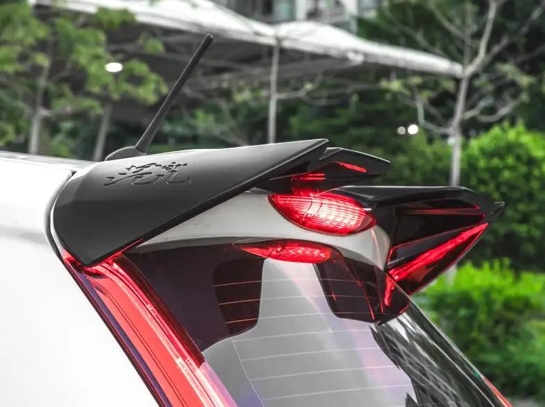 Спойлер для Fit JAZZ 2014 2019 Honda Jazz YOFD спойлер из АБС пластика цветной задний