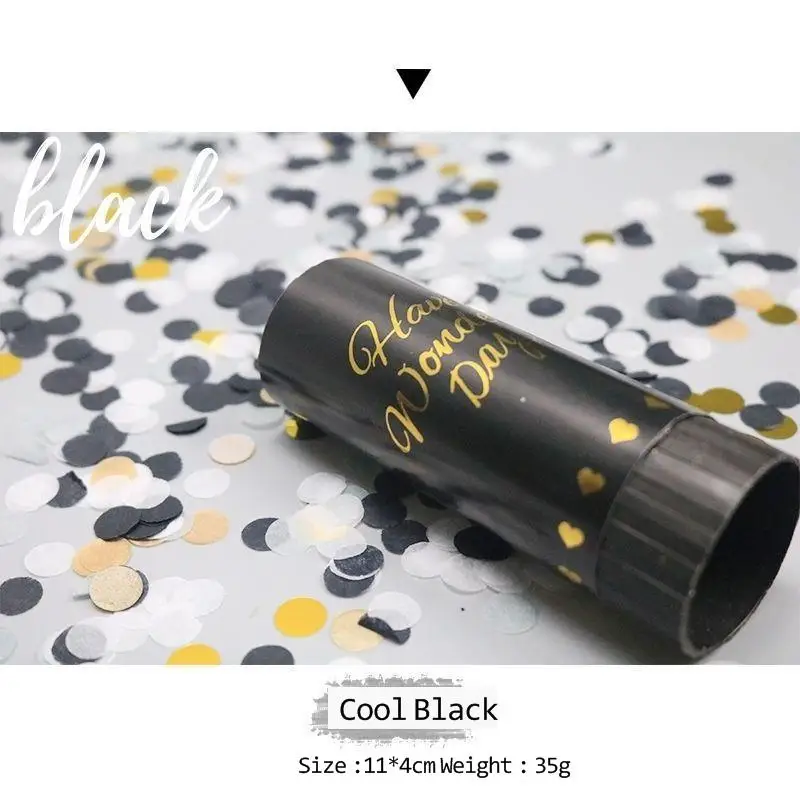 Ca&ntilde;ones de confeti de mano, suministros para fiesta de graduaci&oacute;n y boda, Streamers de boda con aire comprimido, 10 piezas-3