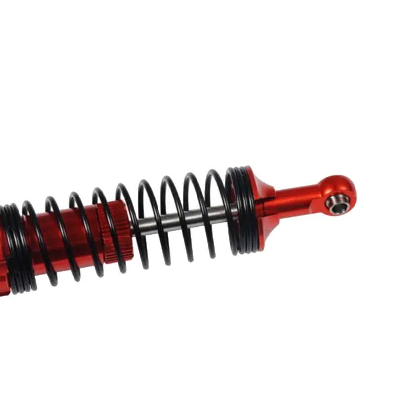 

4Pcs Red RC Shock Absorbers, Alloy High Strength Springs Shocks Set Damper, Suitable for Most 1/10 RC Car Model Universal RC Car