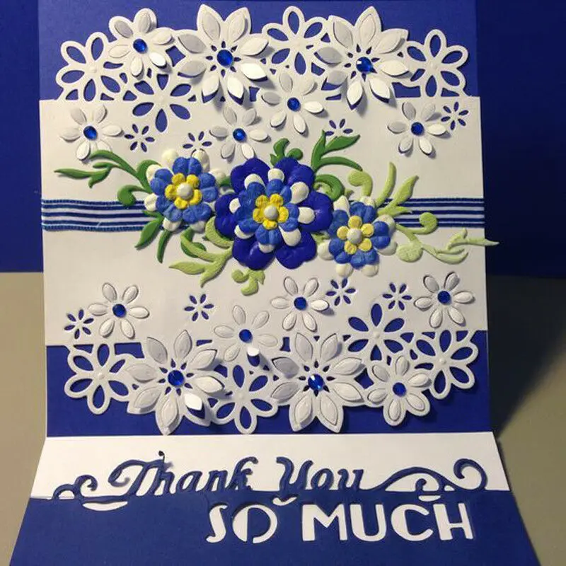 Die Cuts Petal Metal Cutting Dies Stencil Scrapbooking Embossing Album Card Making Crafts Decor DIY |