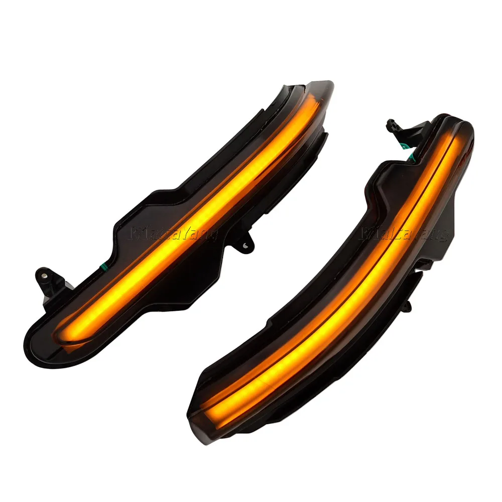 2xFor Lincoln Corsair Nautilus 2019 2020 2021 LED Side Wing Rearview Mirror Indicator Blinker Repeater Dynamic Turn Signal Light |