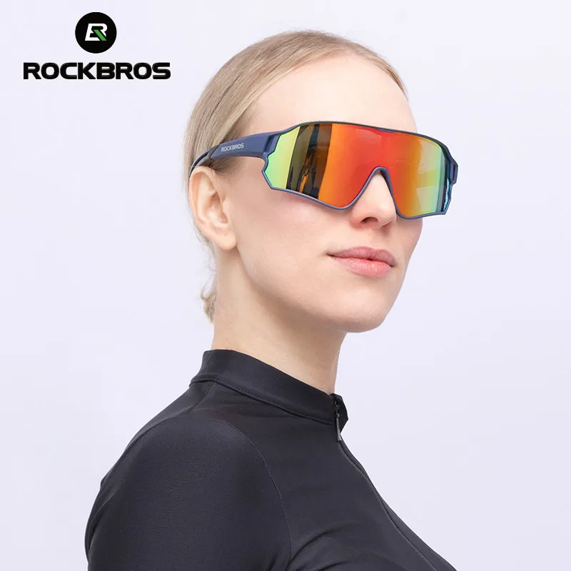 Спортивные солнцезащитные очки ROCKBROS для мужчин защитные поляризационные езды на