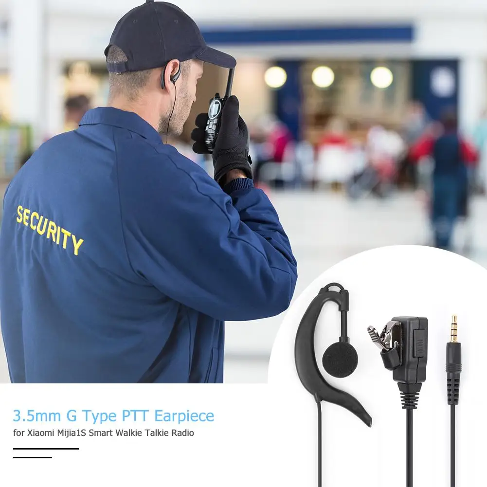 

3.5mm Earpiece Mic Headset G Type PTT Earphone Headphone for Xiaomi Mijia 1S Non-Destructive Sound Transmission Clear