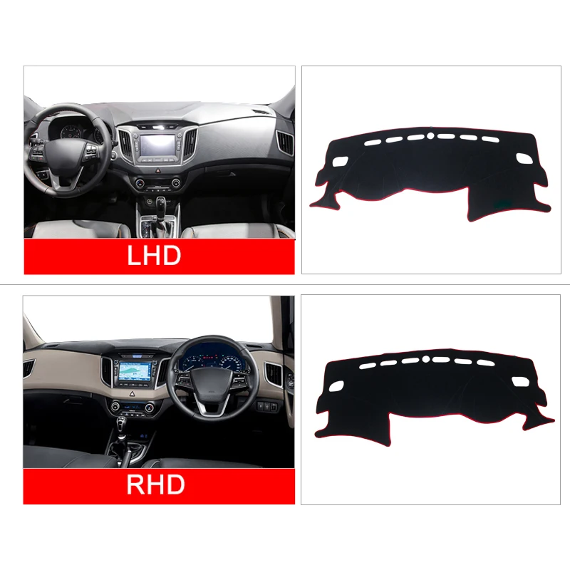 Для Hyundai Creta ix25 2015 2016 2017 2018 2019 LHD/RHD приборной панели автомобиля Избегайте